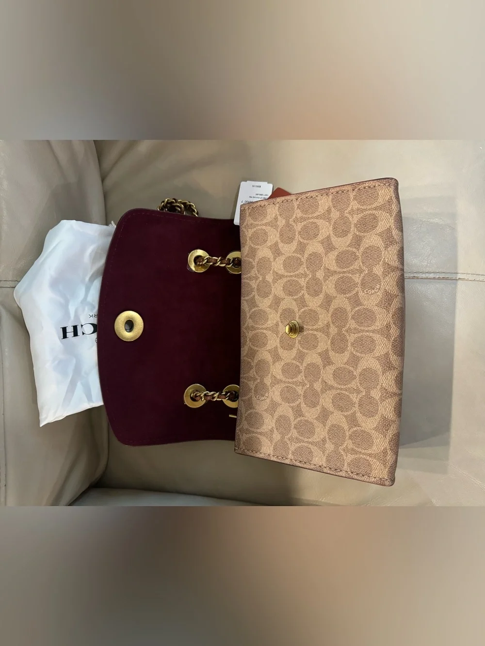 Coach Parker In Signature Canvas - NWT